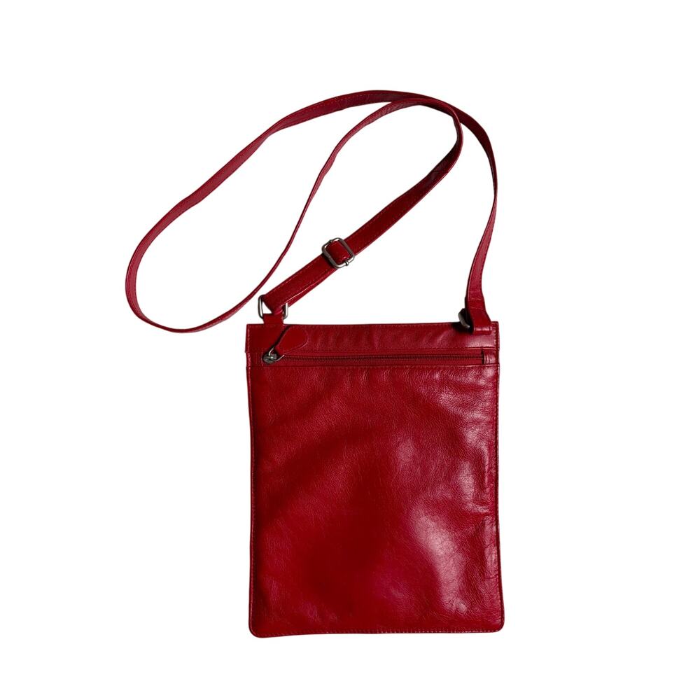 Wilsons Leather Women's Leather Crossbody Bag (Red)
